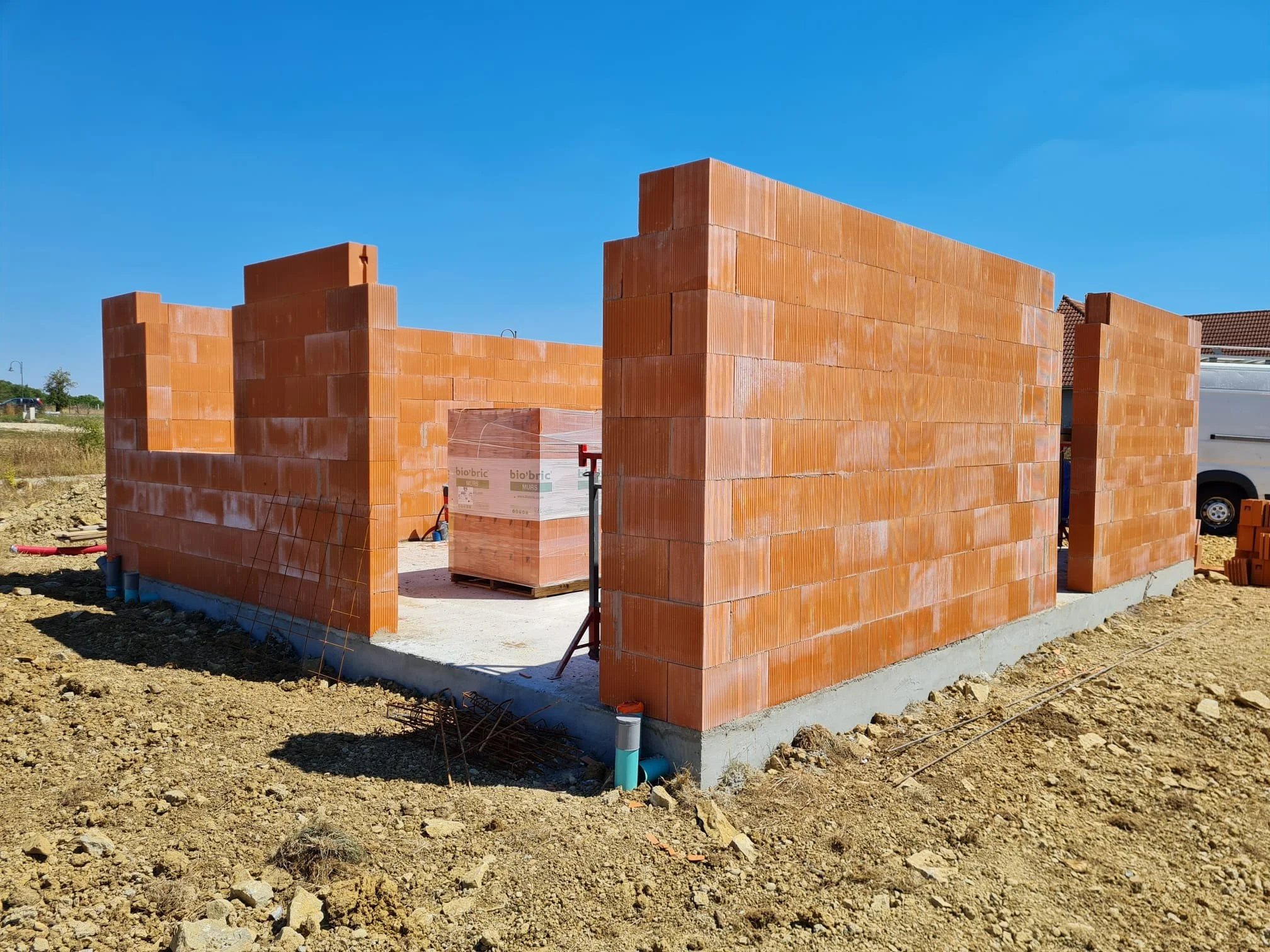 Construction — maison neuve, gros œuvre